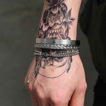 Men's Silver Bangle