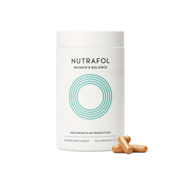 Nutrafol Women's Balance hair growth dietary supplement.
