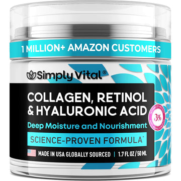 Simply Vital Collagen, Retinol & Hyaluronic Acid Day and Night Cream 1.7fl/oz
