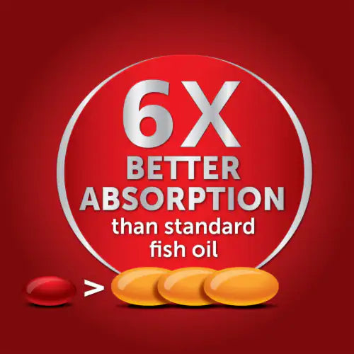 MegaRed Omega-3 Fish Oil 6X Absorption 500mg 80 Softgel