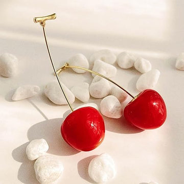 CUTE Cherry Dangle Earrings for Women PREMIUM quality limited edition.