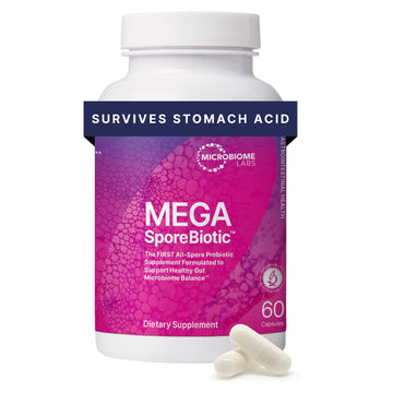 Microbiome Labs MegaSporeBiotic Probiotics for Women & Men 60 Capsules
