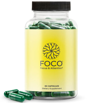 Think FOCO Capsules (13+) Natural Focus Supplement for Teens & Adults 60 Capsules