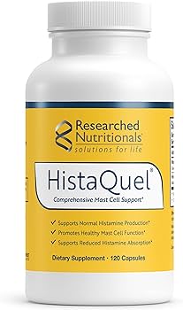 Histaquel by Researched Nutritionals  Dietary Supplement (120 Capsules)
