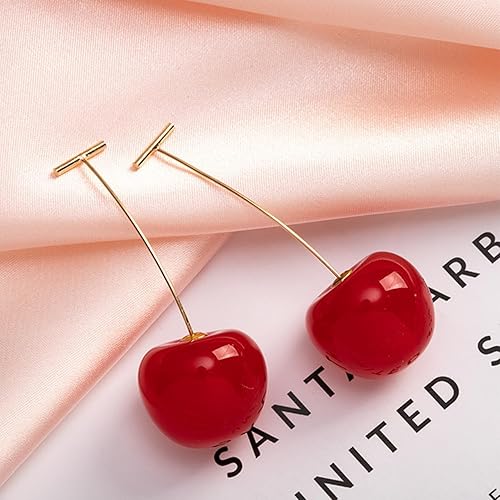 CUTE Cherry Dangle Earrings for Women PREMIUM quality limited edition.