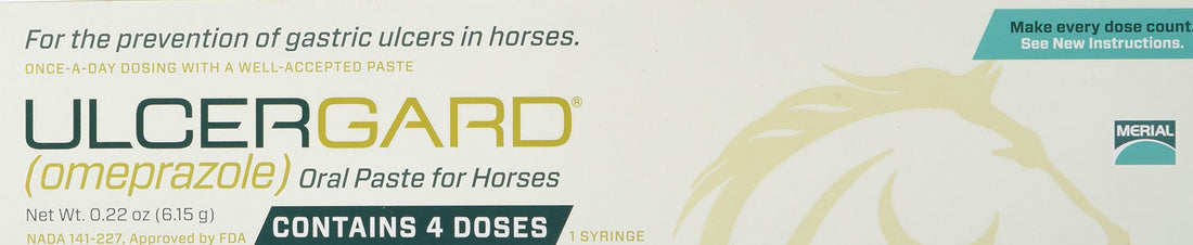 "UlcerGard (omeprazole) Oral Paste Syringe for horses (6.15 gm)