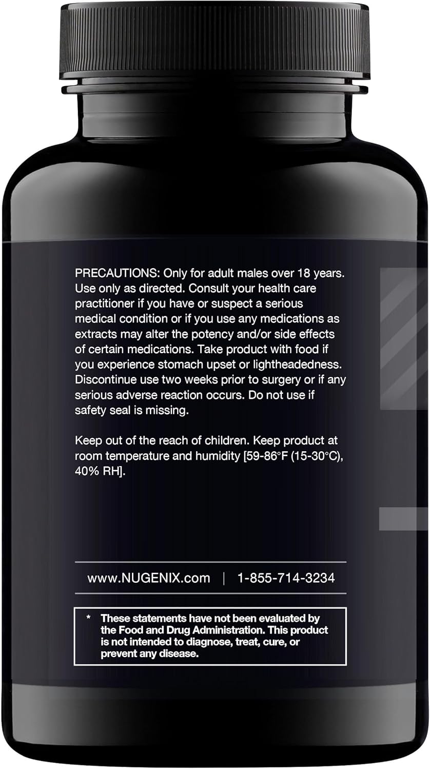 Nugenix Total-T – Free and Total Testosterone Booster Supplement for Men, 90 Capsules