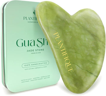 PLANTIFIQUE Gua Sha Facial Tool in color JADE