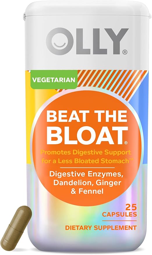 Olly Beat The Bloat Digestive Enzymes Capsule - 25 Count