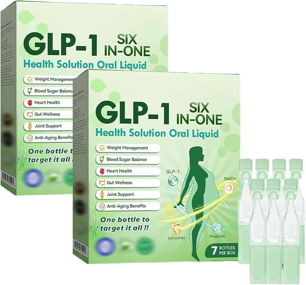 GLP-1 Six-in-One Health Solution Oral Supplement drops for men and women .