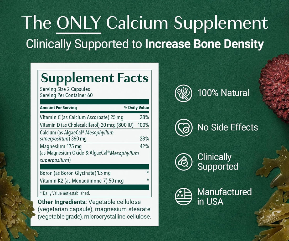 AlgaeCal Plus – Plant-Based Calcium Supplement