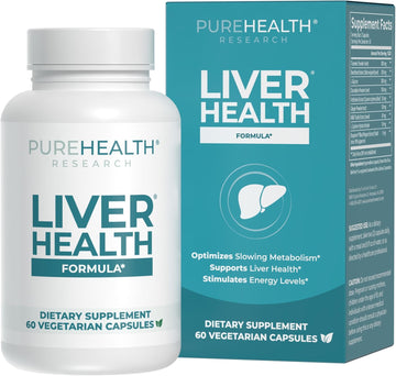 PureHealth Research Liver Health Formula -Dietary Supplement  60 capsules