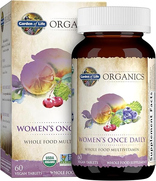 Garden of life  Organics Women's Once Daily Multivitamin - 60 Tablets