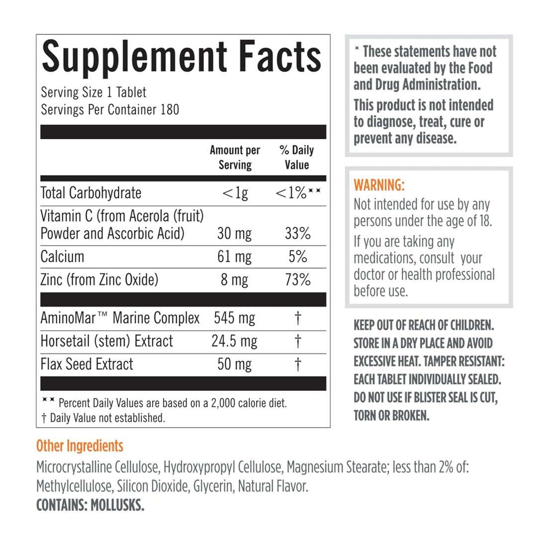 Viviscal Men's Hair Growth Supplements 180 Tablets