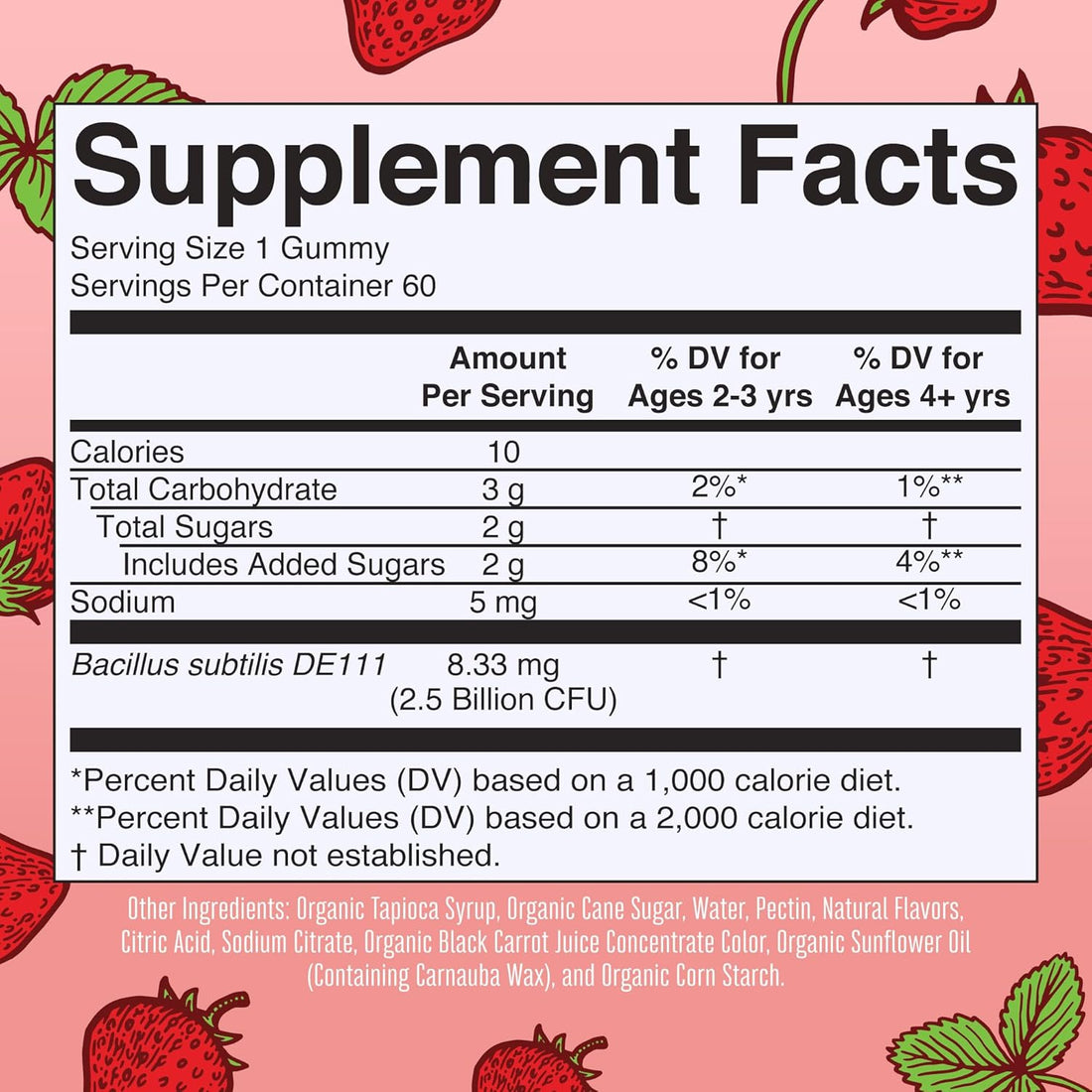 Organic Kids probiotic Gummies