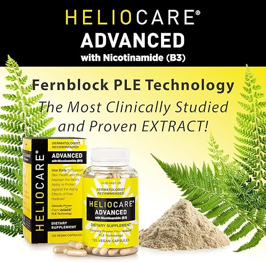 Heliocare Advanced Antioxidant Rich Vitamin B3 Dietary Supplement  120 Capsules