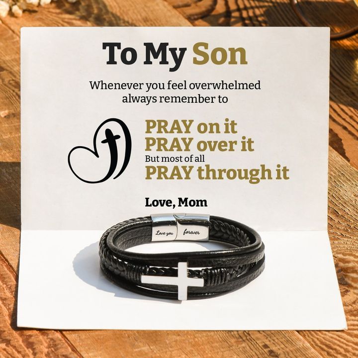 Stainless Steel Cross Bracelet