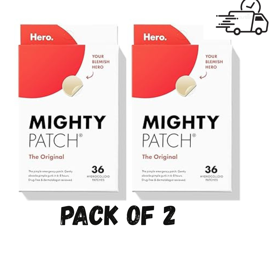 Mighty Patch™ Original patch from Hero Cosmetics  36 counts  (pack of 2)
