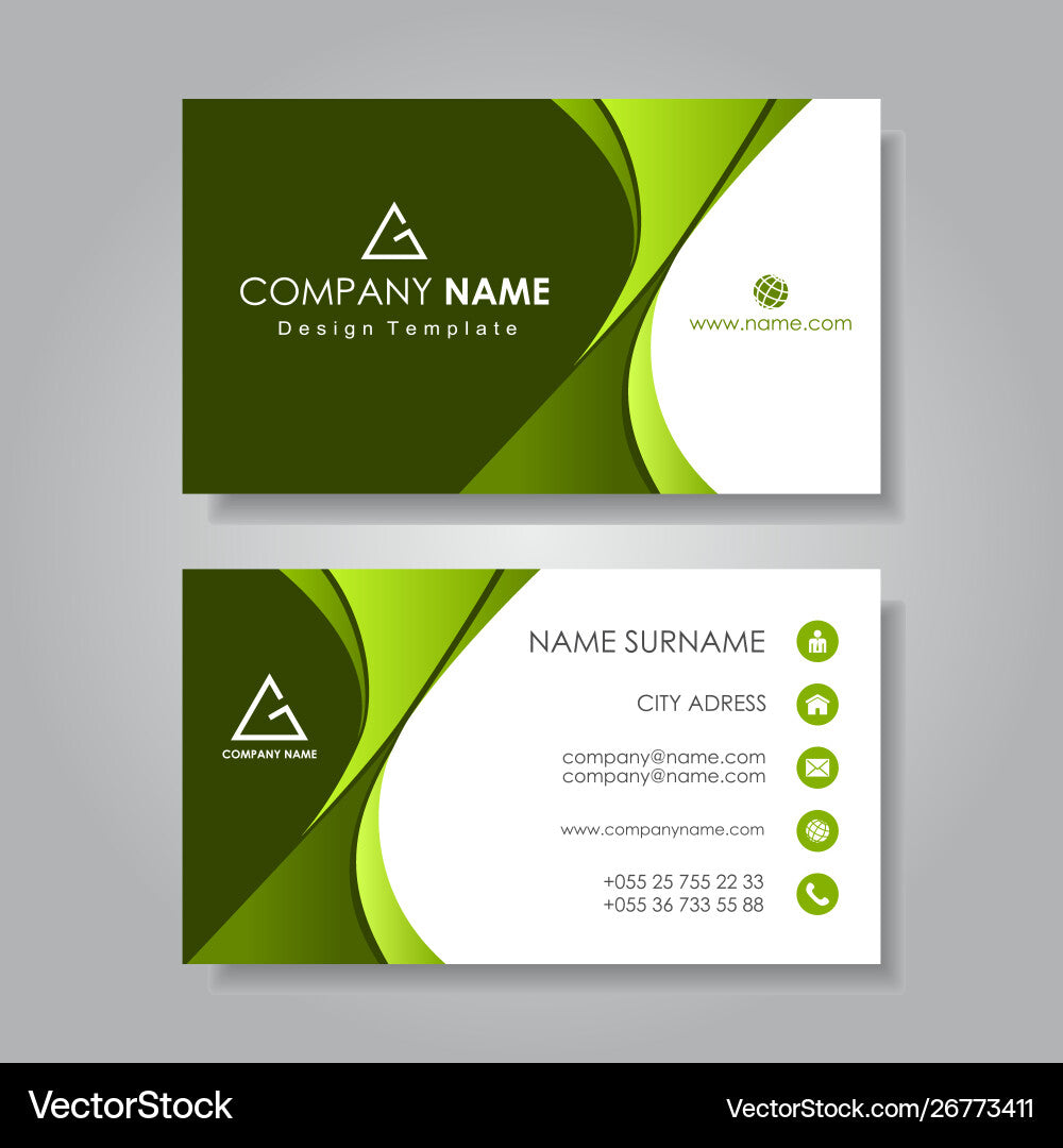 Innovative business card on your name