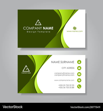 Innovative business card on your name