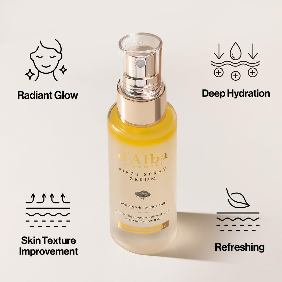 d'alba Piedmont Italian  Truffle Spray Serum,  (3.38 fl oz.)