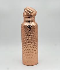 PURE Handmade Hammered Finish Water Bottle 34 oz/1000ml