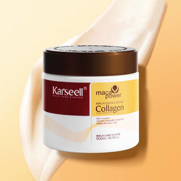 Karseell Collagen Hair Treatment Deep Repair Conditioning Argan Oil Collagen Hair Mask 16.90oz/500ml