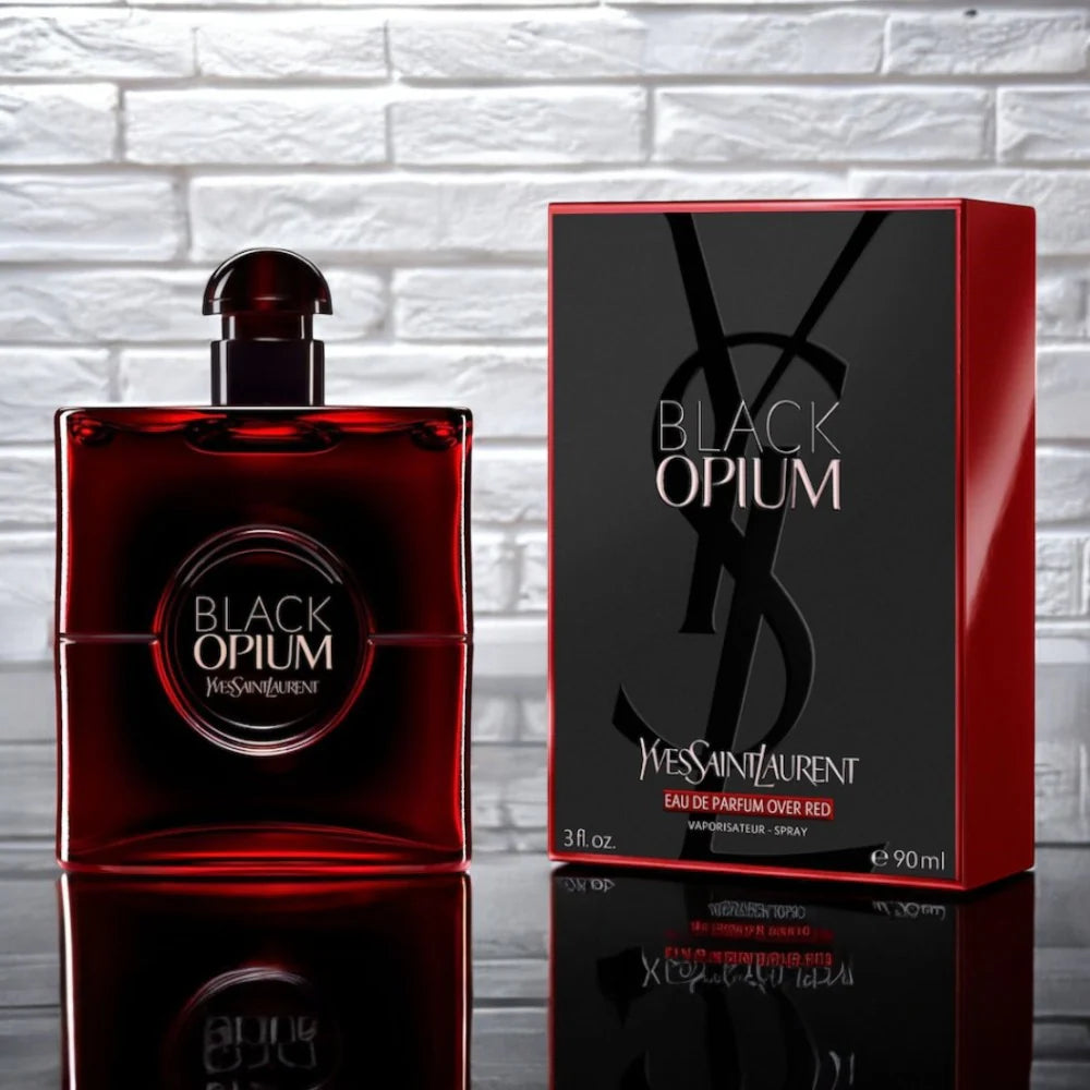 YVES SAINT LAURENT Black Opium Over Red for Women - 3 oz EDP Spray