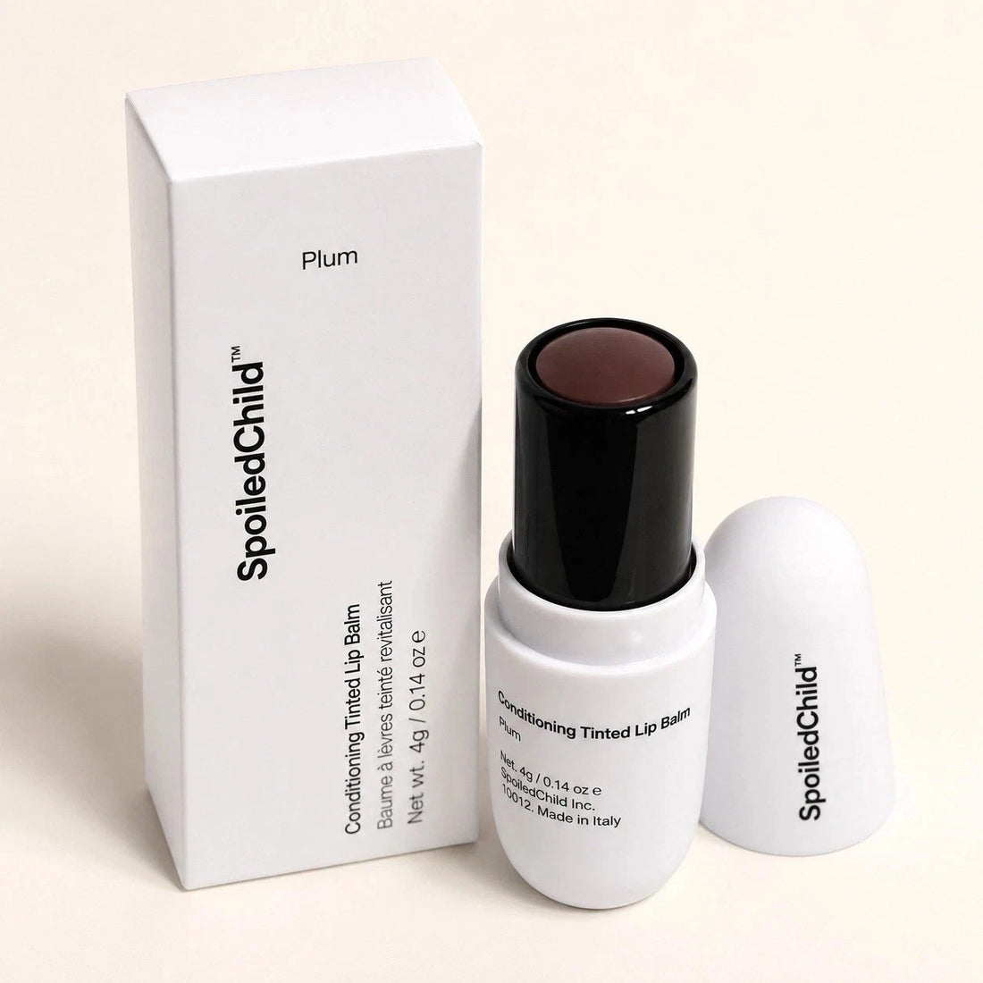 SpoiledChild Conditioning Tinted Lip Balm shade PLUM