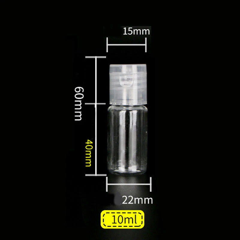 Plastic Bottle with spiral cap 80 ml