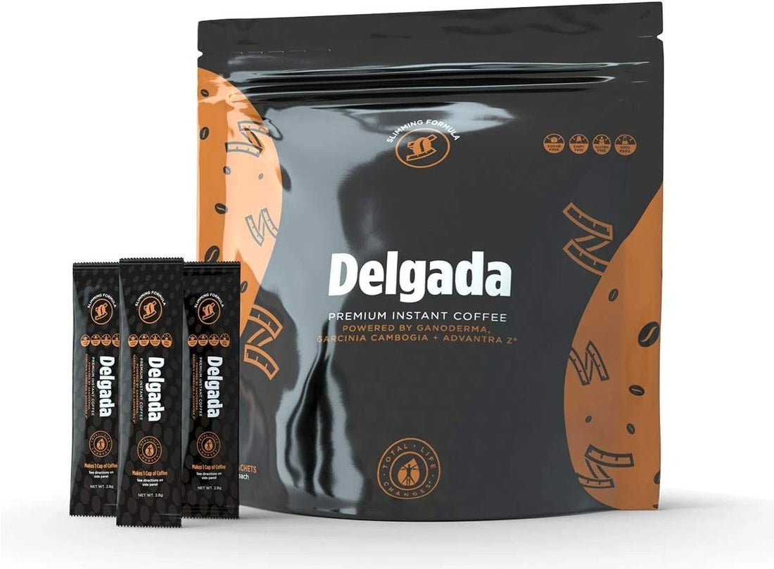 Delgada Premium Instant Coffee Ganoderma 25 Sachets