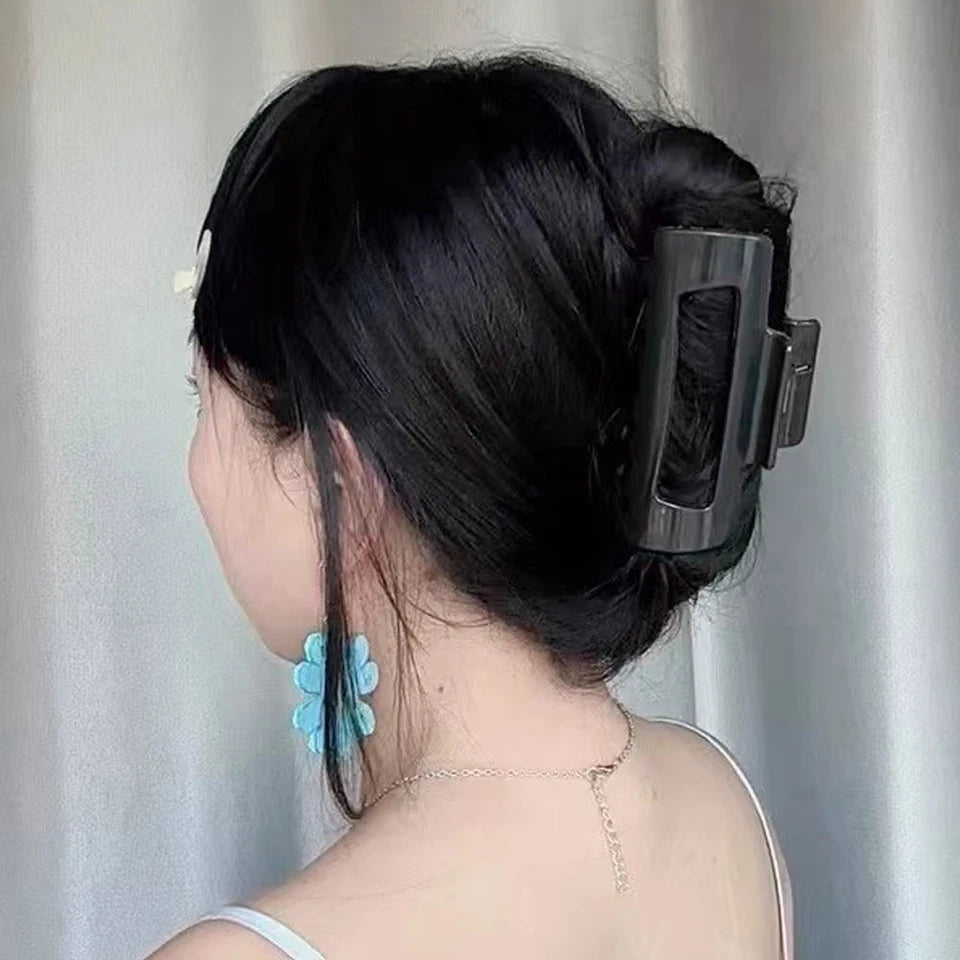 Silicon Flexible hair claw clip ,for women