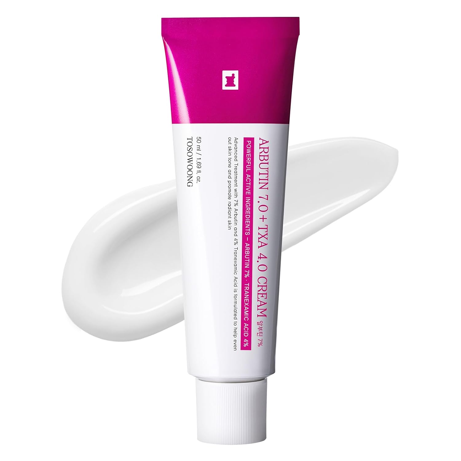TOSOWOONG Arbutin 7% + Tranexamic Acid 4% Cream, 70,000ppm Arbutin, 40,000ppm TXA,...