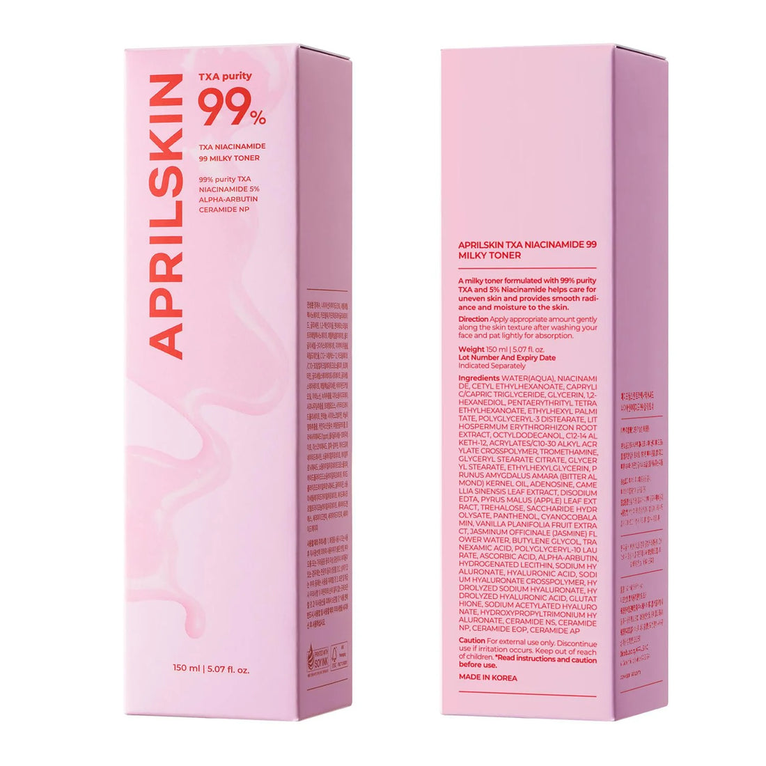 APRILSKIN TXA+Niacinamide 99 Pink Milky Toner 150 ml
